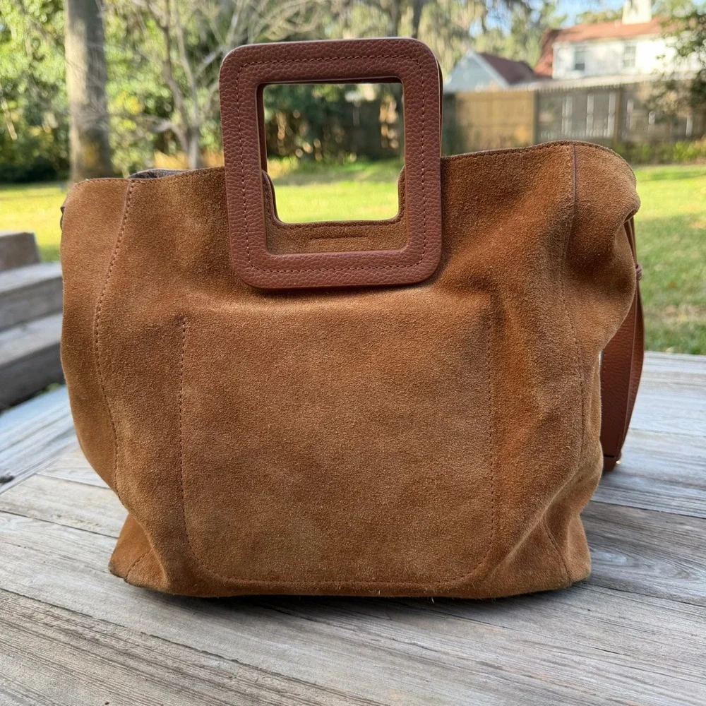 Anthropologie TMRW Studio Antonio Suede Leather Crossbody‎ Tote